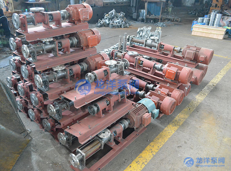 單螺桿泵半成品圖